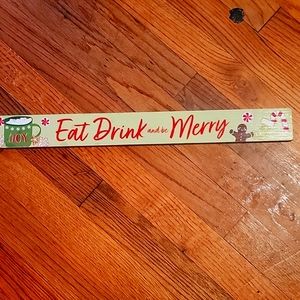 CHRISTMAS SIGN 2 Sided Sign w/2 Different Messages!